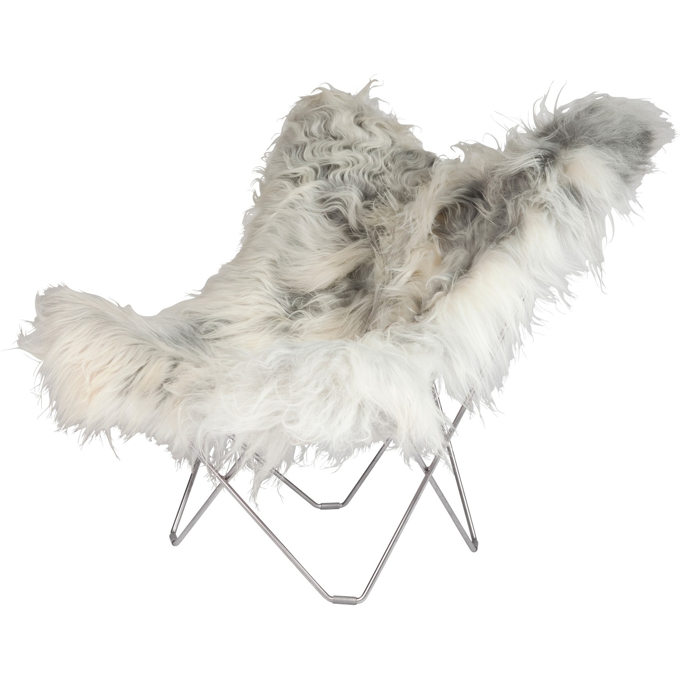 Iceland Mariposa BF Chair, Wild Grey/Chrome