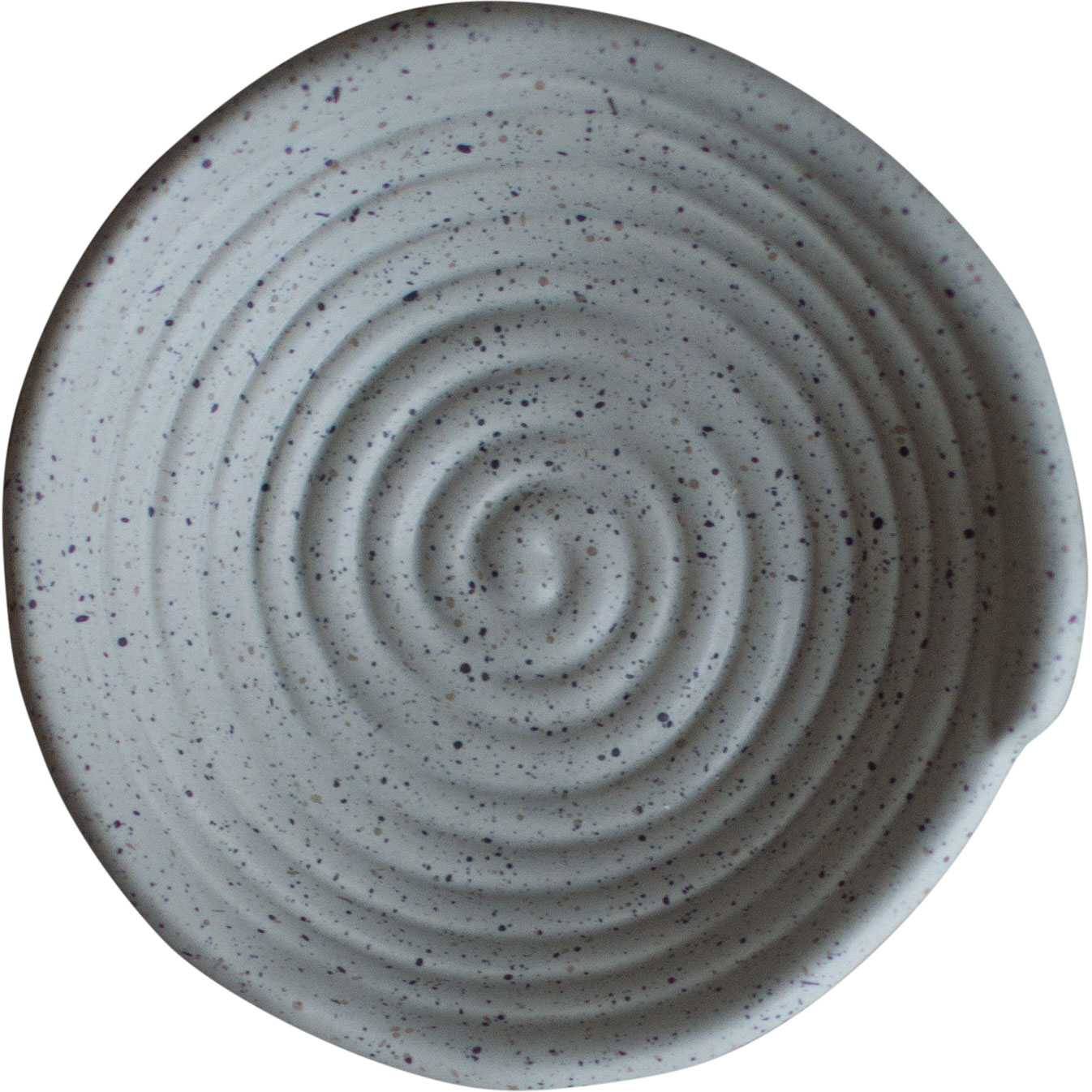 Curl Plate Small Ø12 cm, Mole Dot