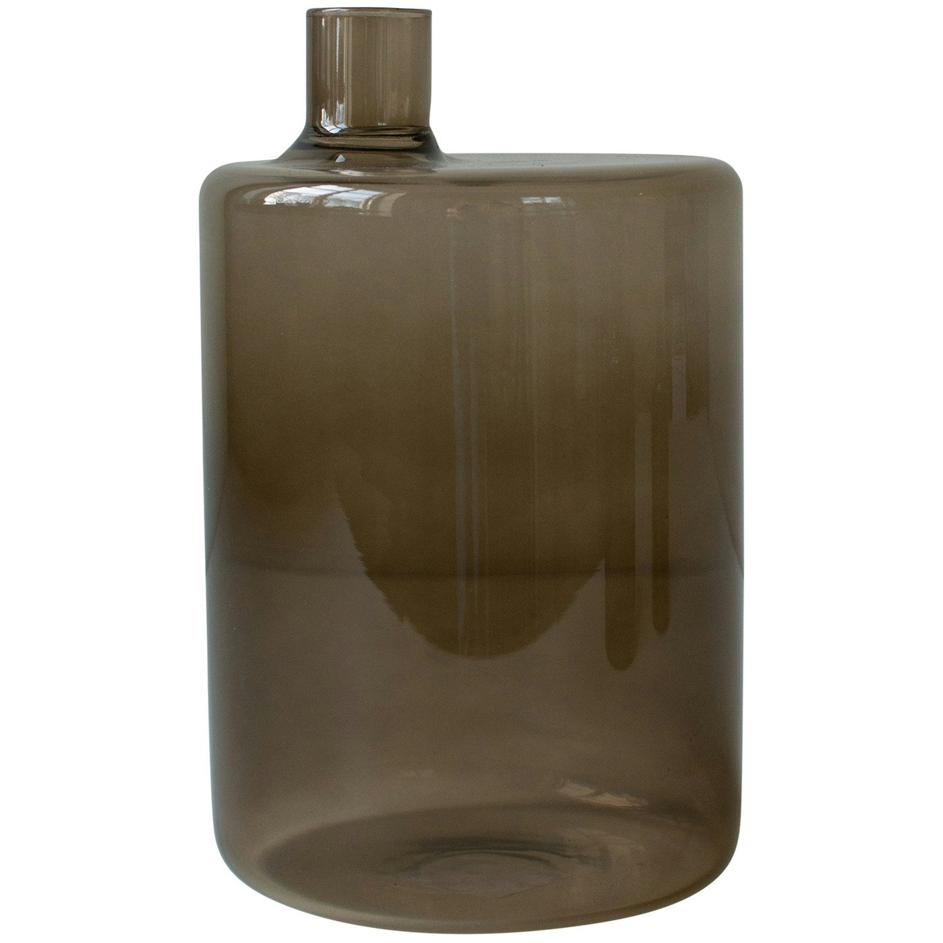 Pipe Vase 21 cm, Brown
