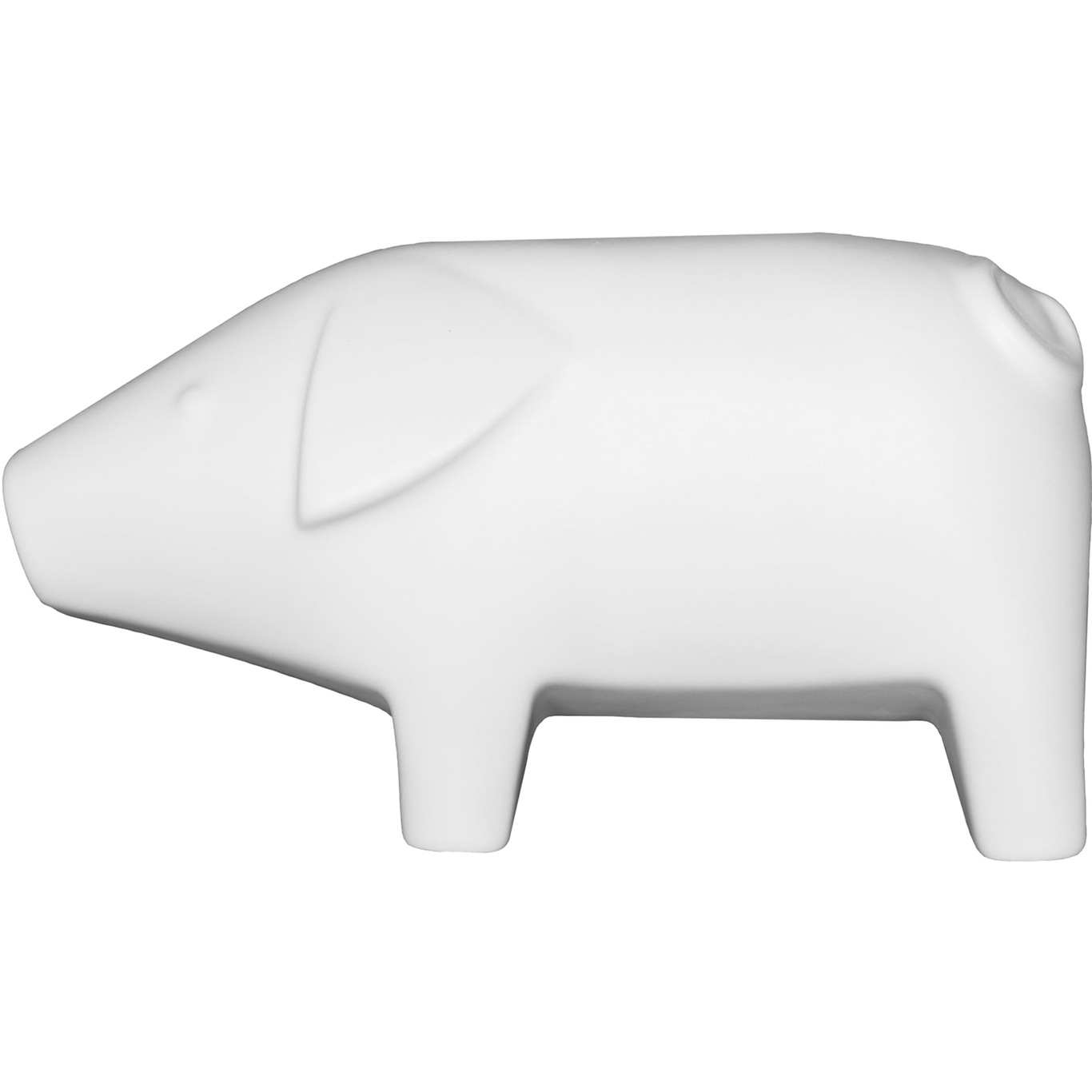 Swedish Pig Ornament, White