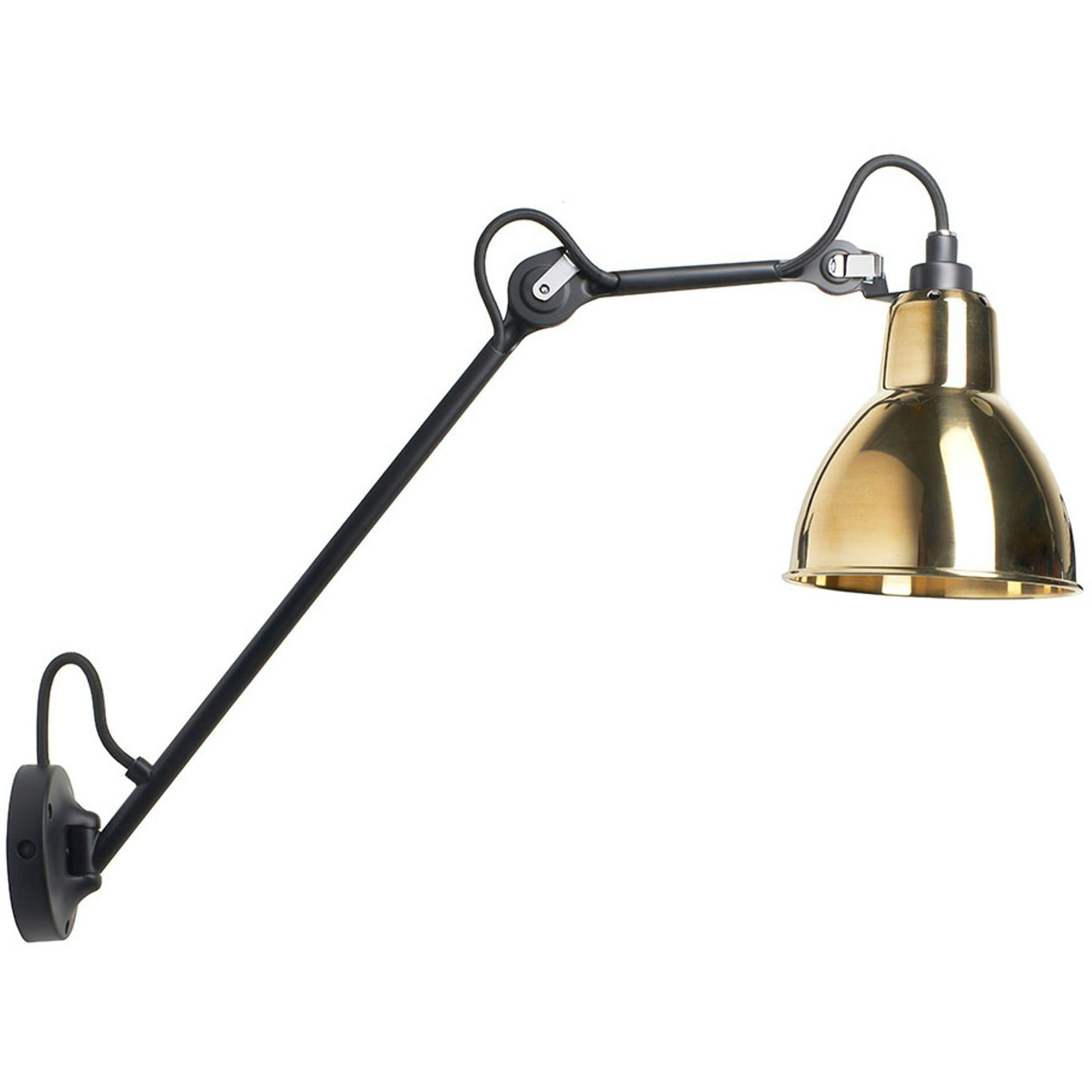 Lampe Gras N°122 SW Wall Lamp, Brass