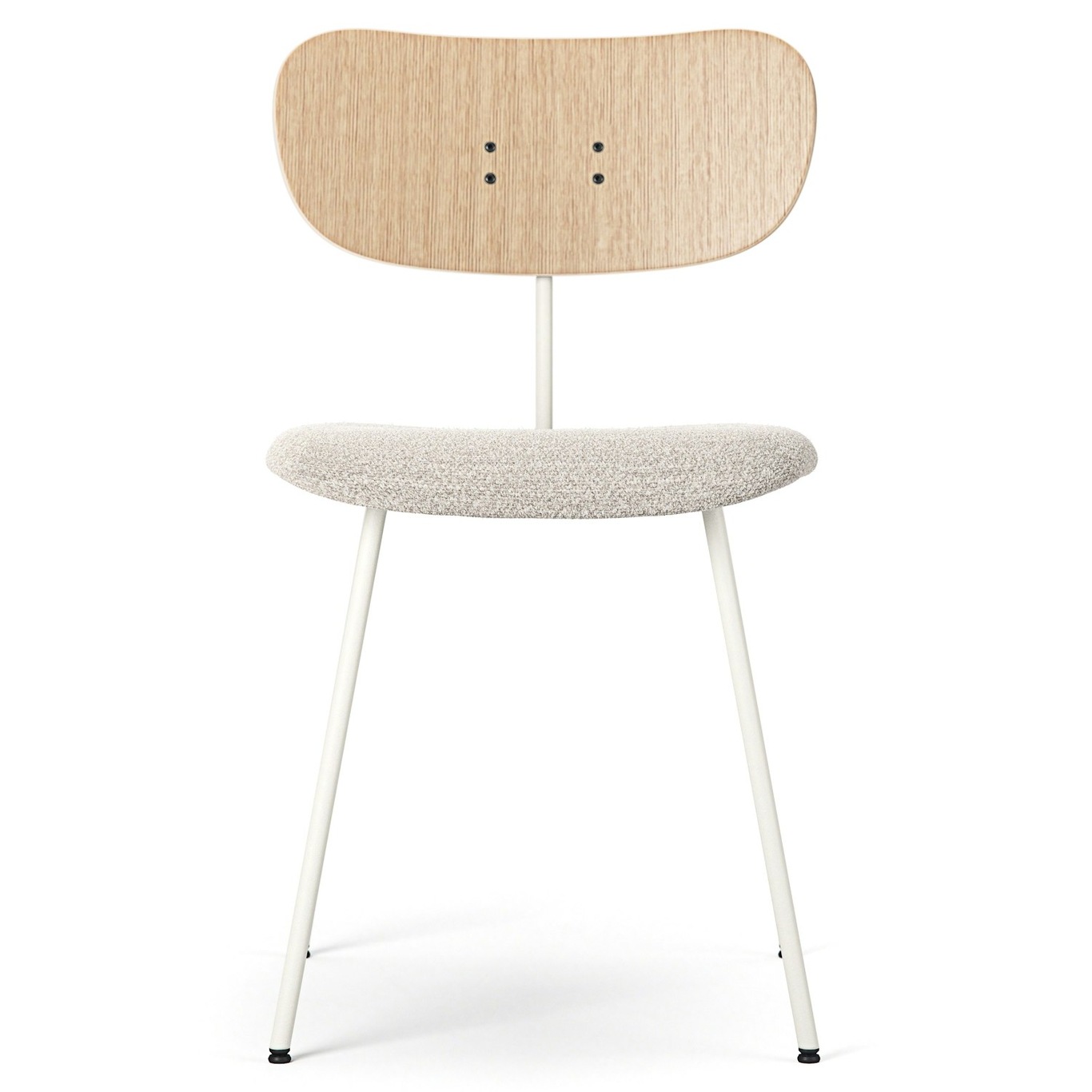 Habit Chair, Oak / Beige Bouclé / White