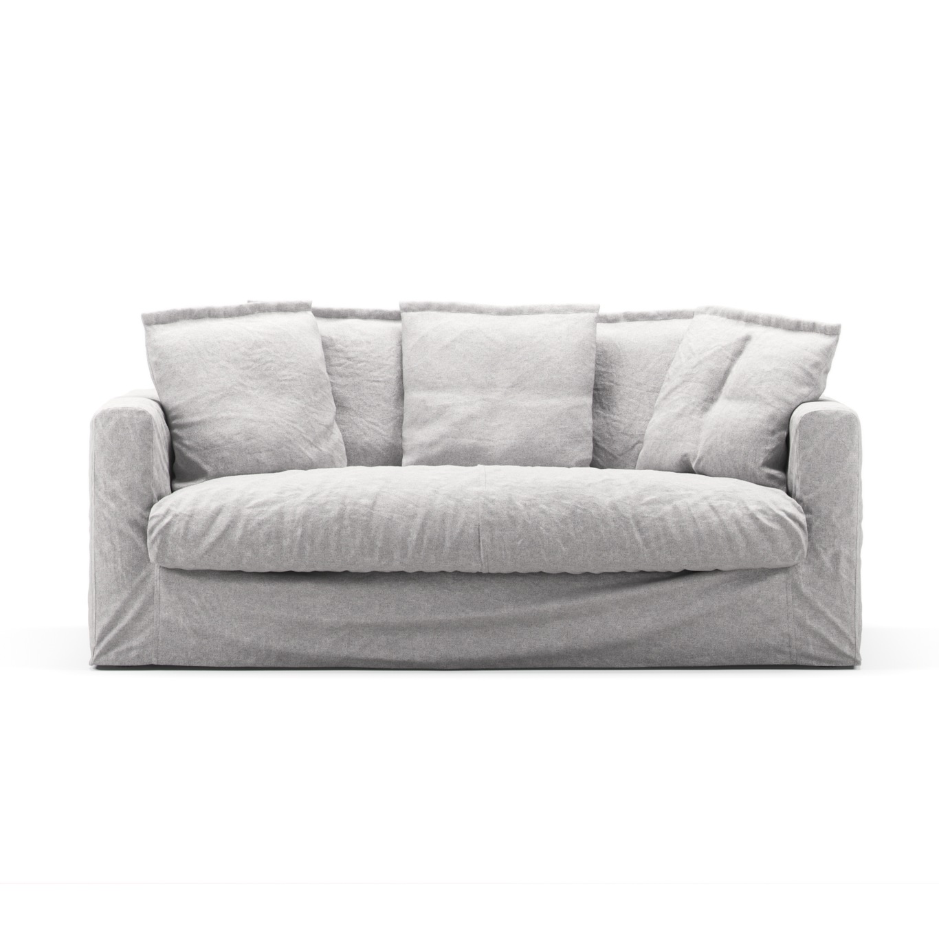 Le Grand Air Upholstery 2-Seater Linen, Misty Grey