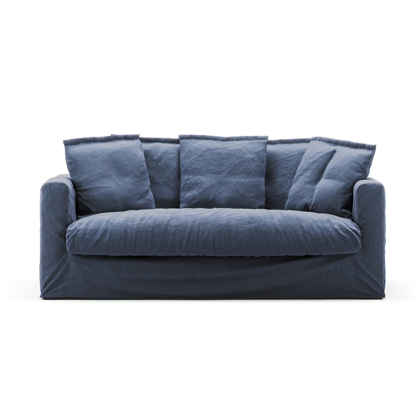 Le Grand Air Upholstery 2-Seater Cotton, Dark Blue