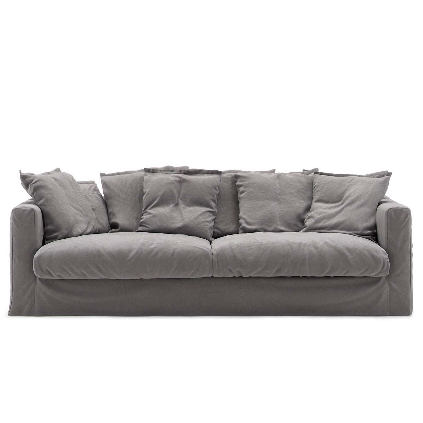 Le Grand Air Upholstery 3-Seater Cotton, Light Grey