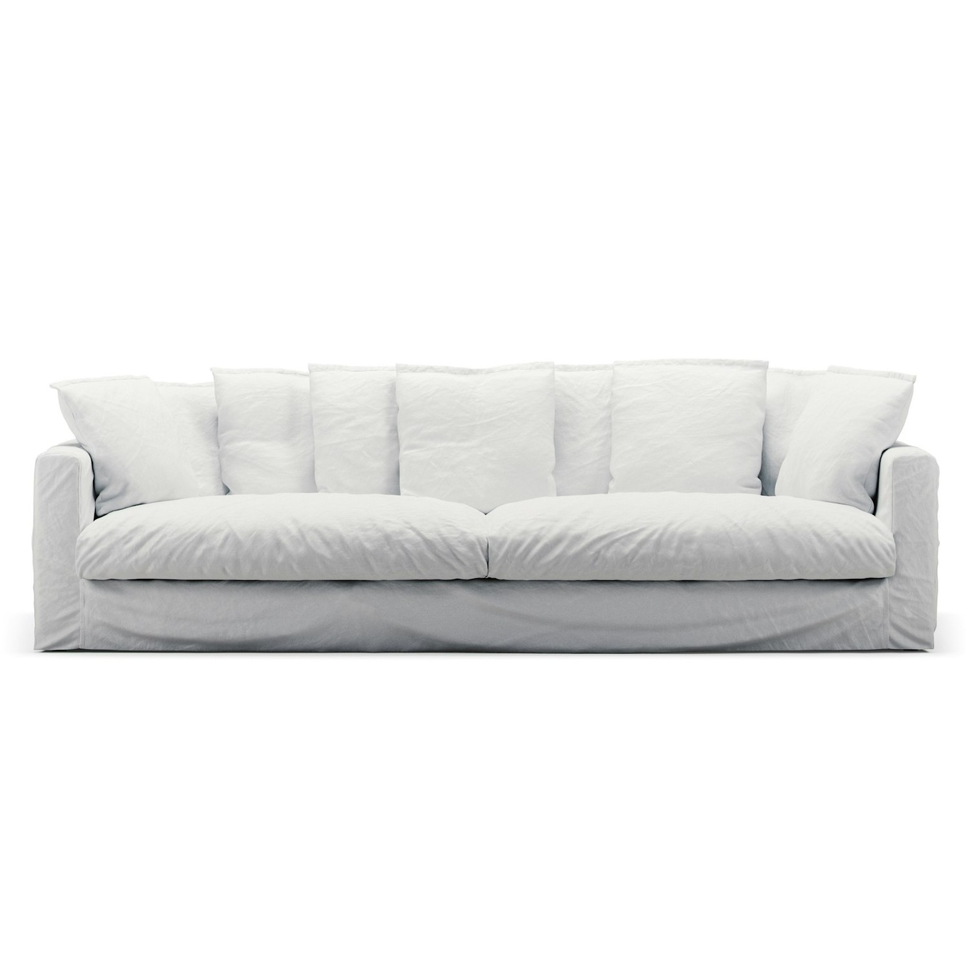 Le Grand Air Upholstery 4-Seater Cotton, White