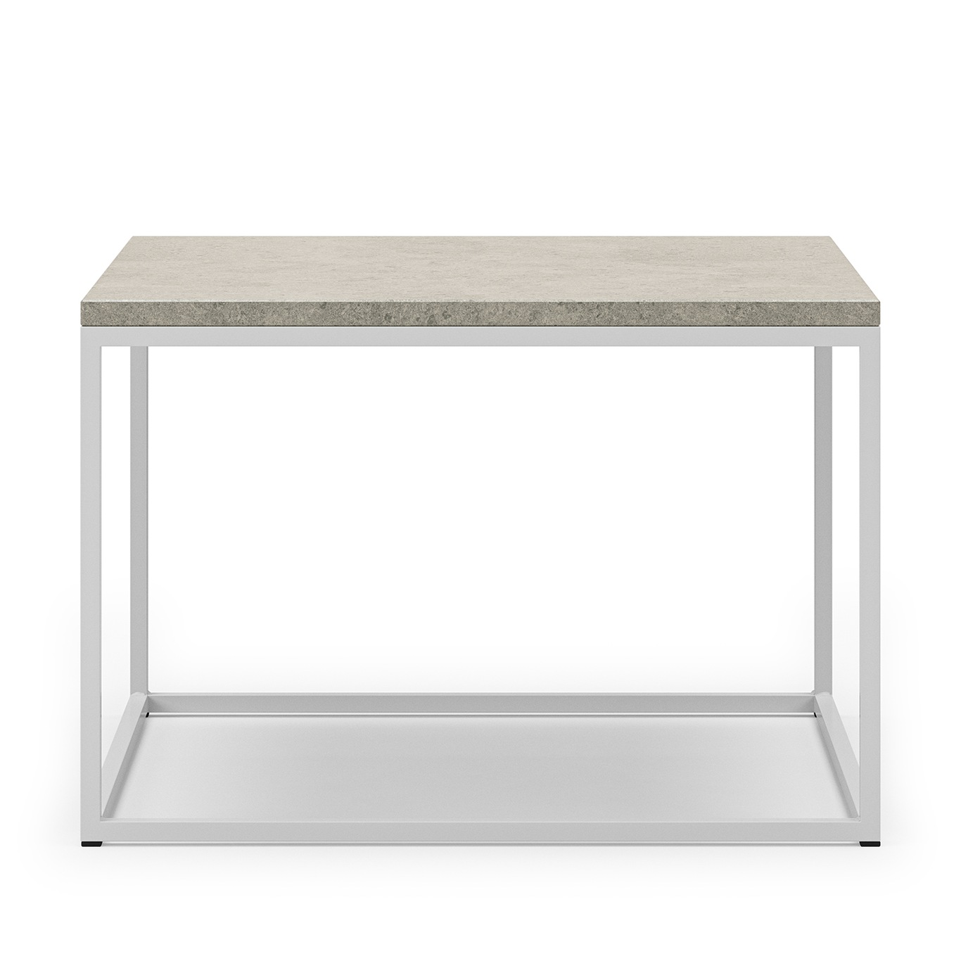 Marvelous Air Coffee Table 60x60 cm, Jura Limestone / White