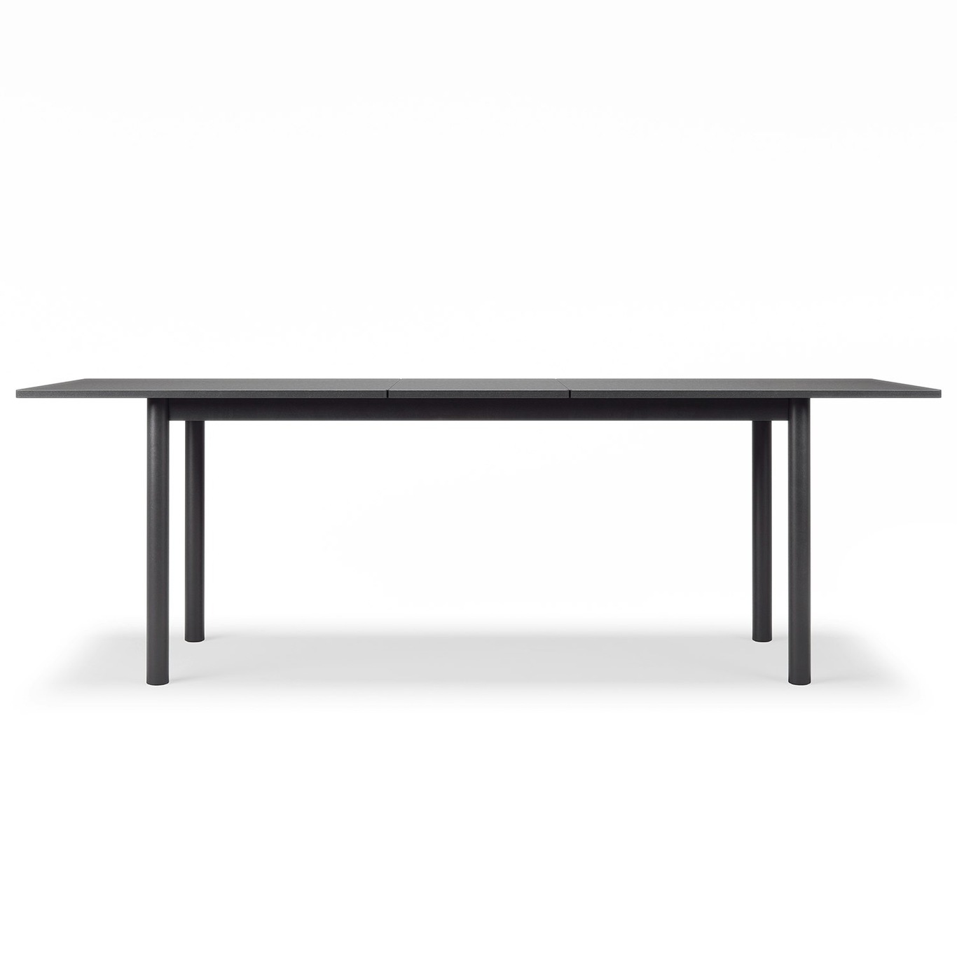 Milo C12 Dining Table 84x180 + 40 cm, Black