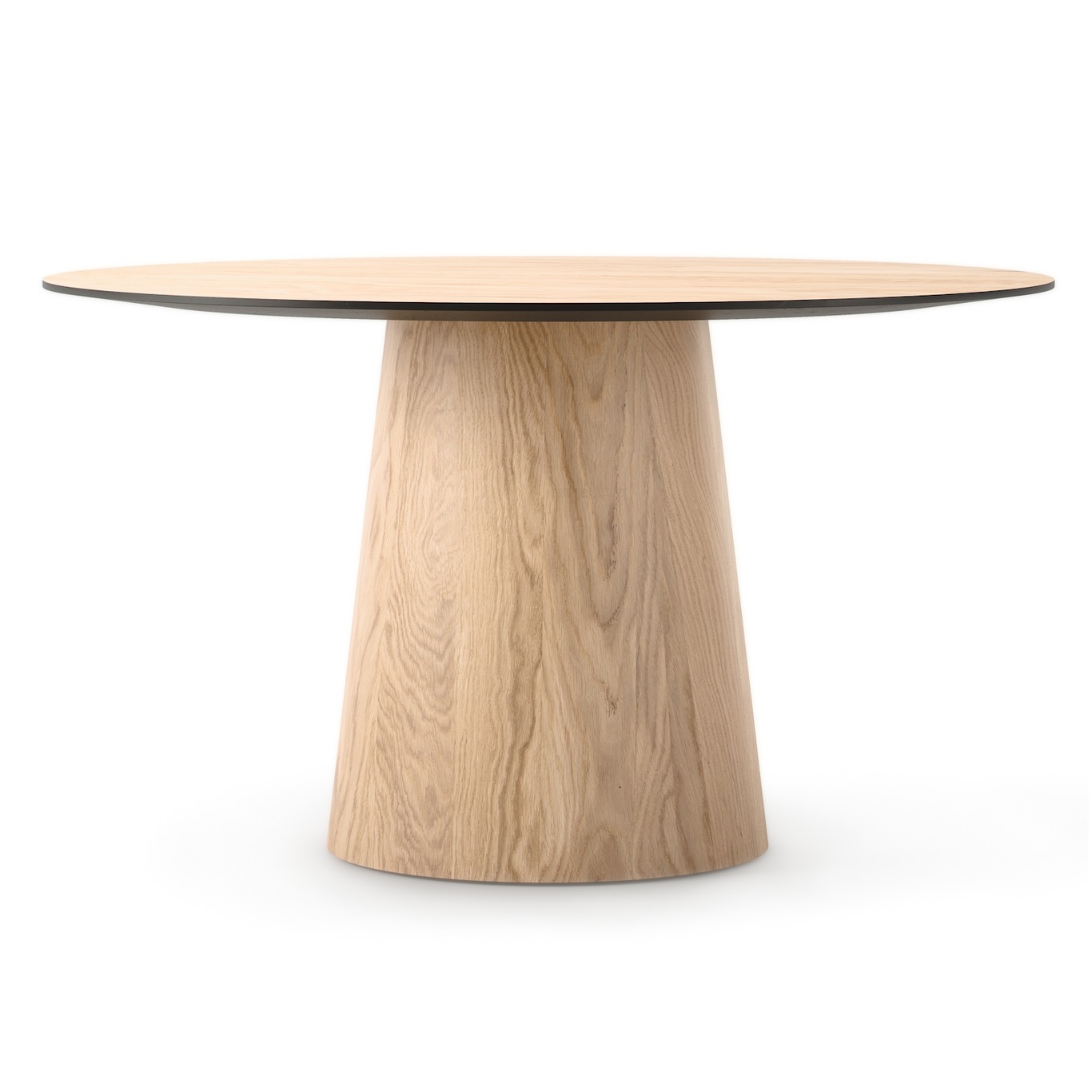 Social Dining Table Natural Oak, 130 cm