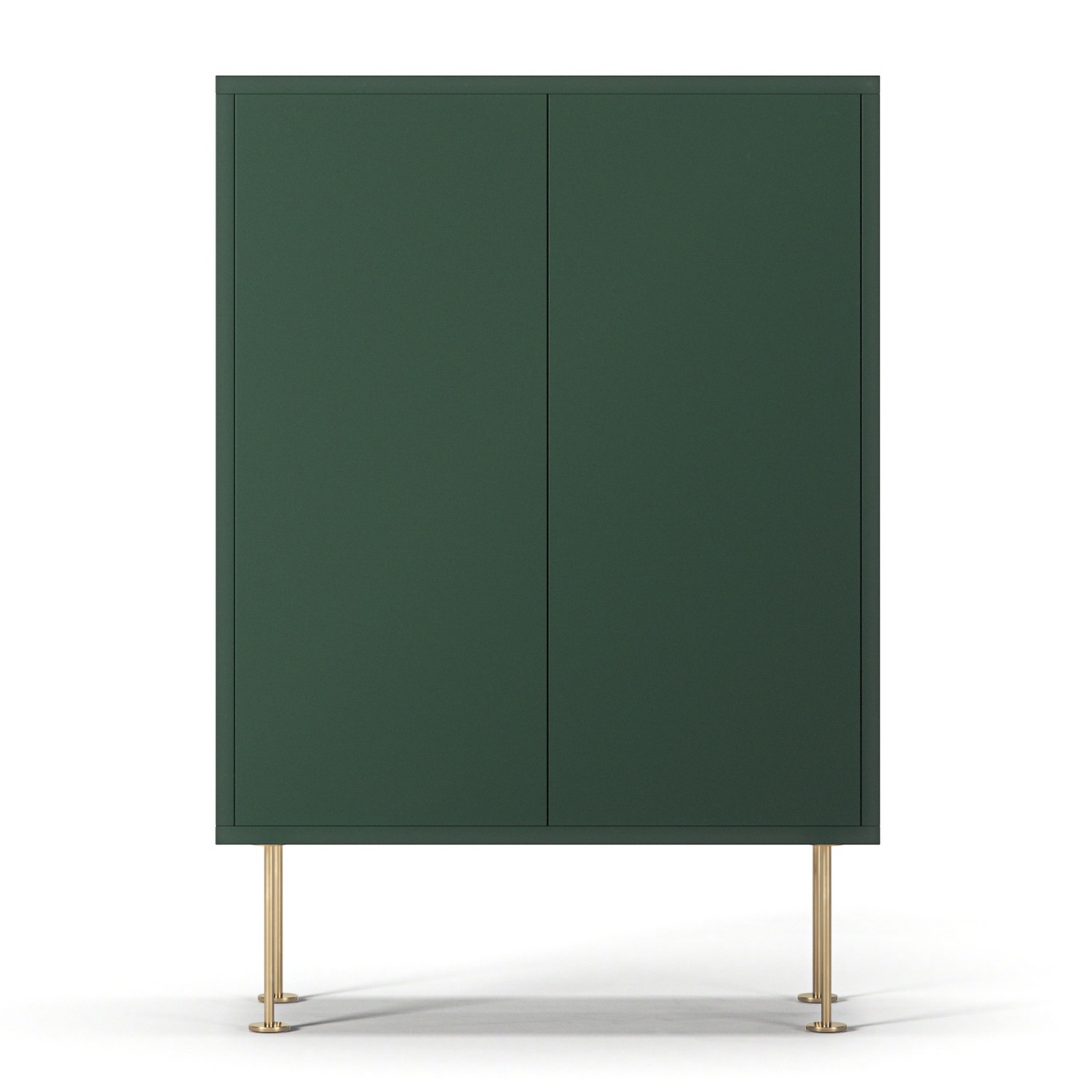 Vogue 64 Cabinet, Green / Brass
