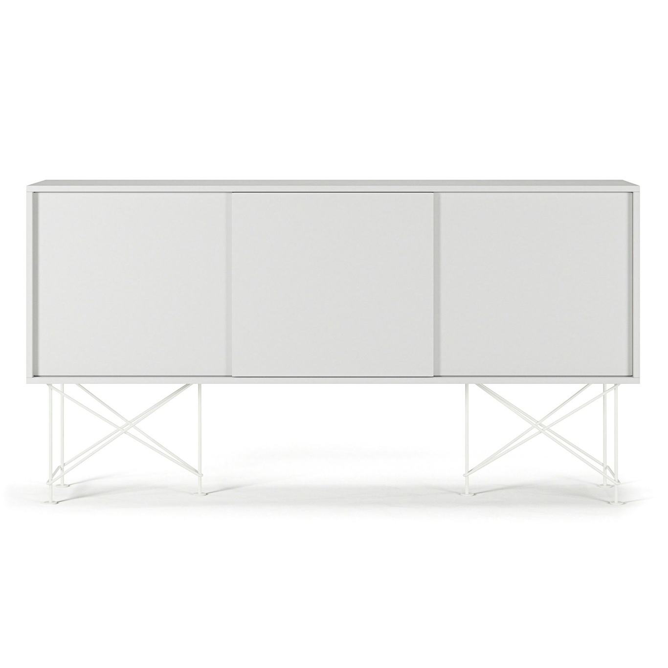 Vogue Sideboard With Stand 180 cm, White / White