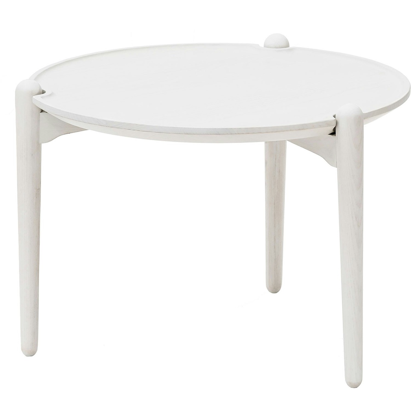 Aria Coffee Table Ø50 Low, White
