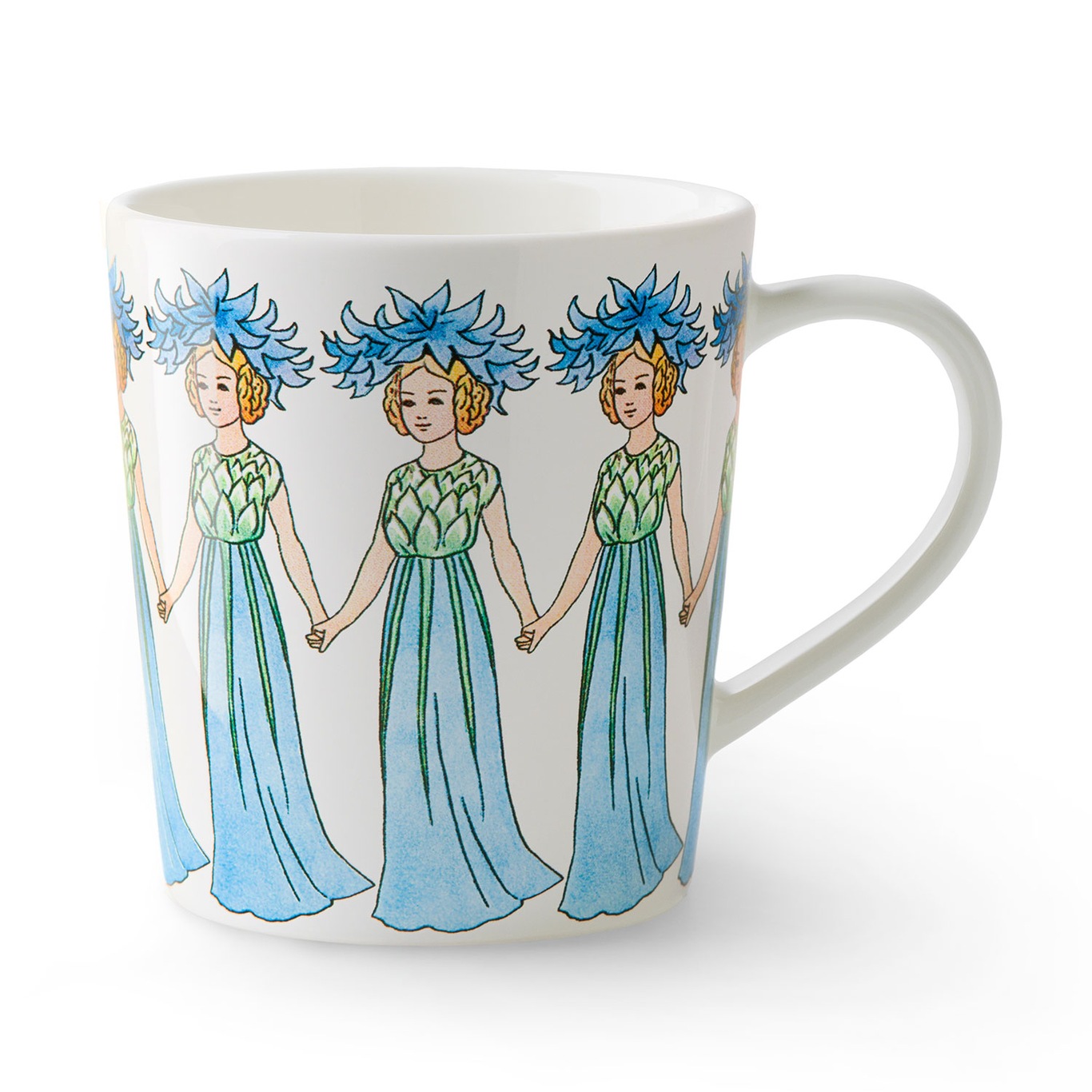 Elsa Beskow Mug With Handle 40 cl, Cornflower