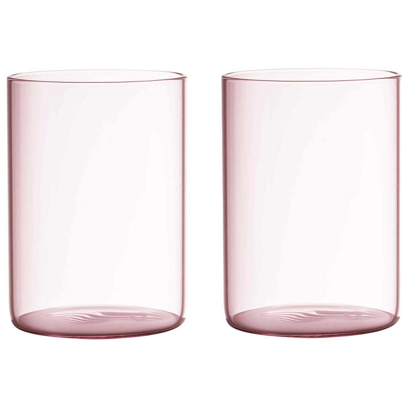 Favourite Drinking Glasses 2-pack The Mute Collection, Pink