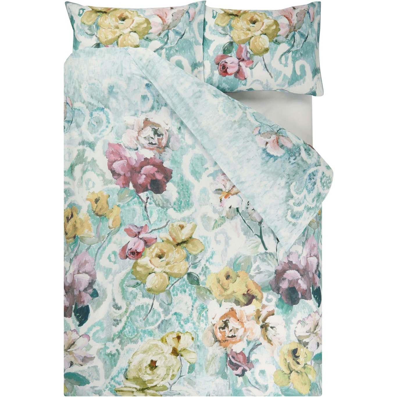 Tapestry Flower Bedding Set, 220x220 + 50x60 cm