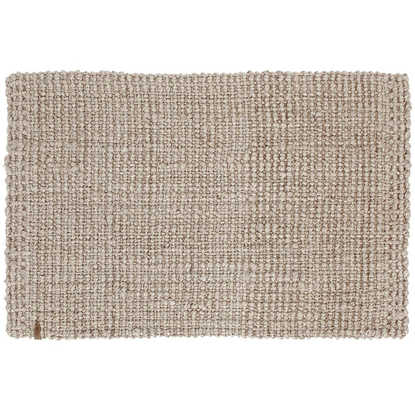 Jute Doormat 60x90 cm, Grey / Beige