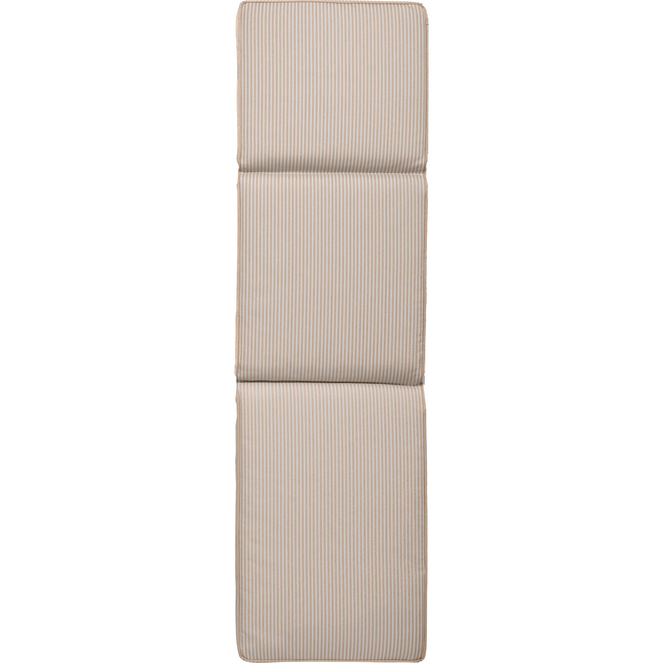Narrow Stripe Sunbed Cushion 50x186 cm, Beige