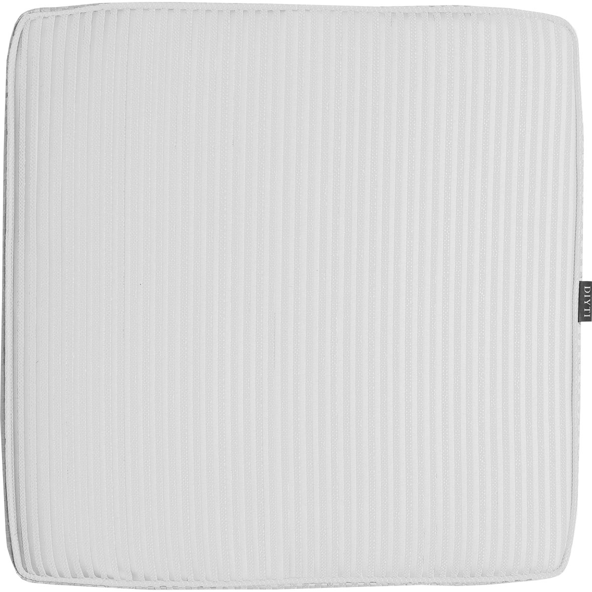 Narrow Stripe Cushion 45x45 cm, White
