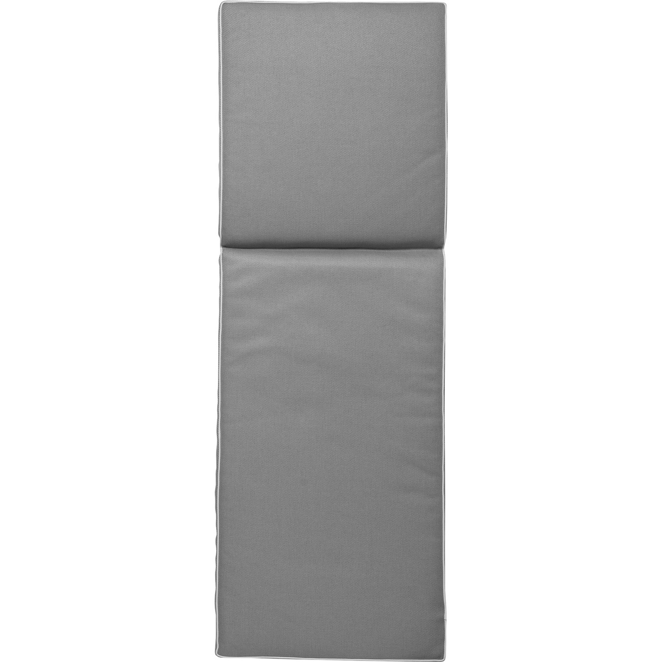 Plain Sunbed Cushion 60x186 cm, Grey