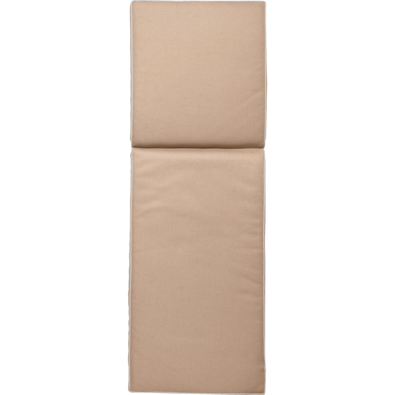 Plain Sunbed Cushion 60x186 cm, Beige
