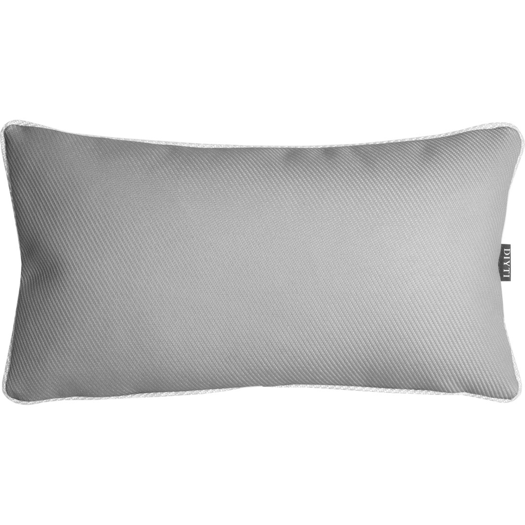 Plain Cushion 25x45 cm, Grey