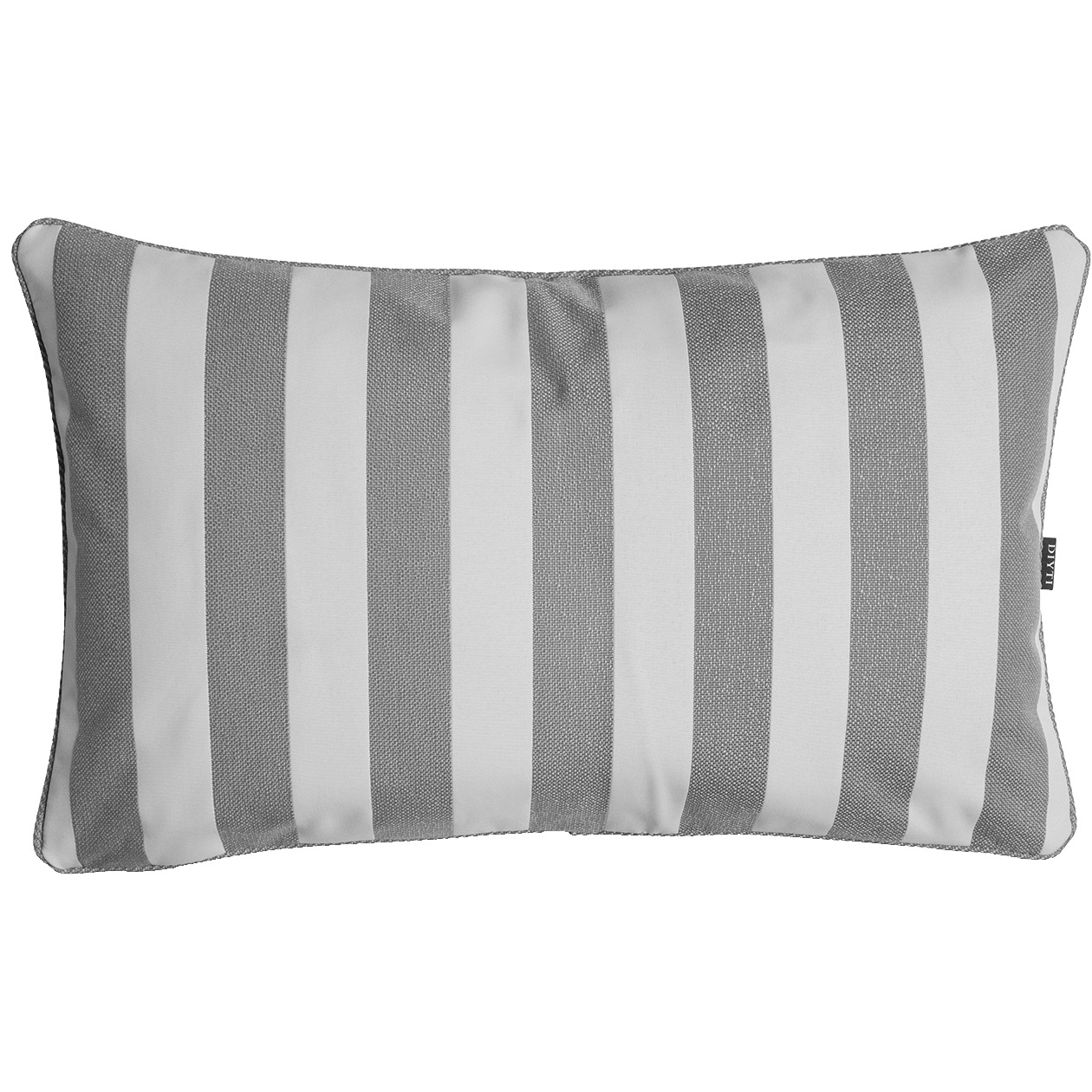 Wide Stripe Cushion 40x65 cm, Grey