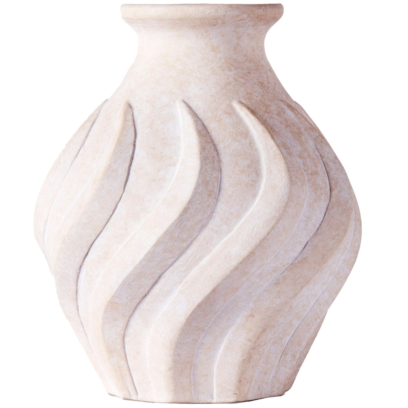 Swirl Vase Large, White