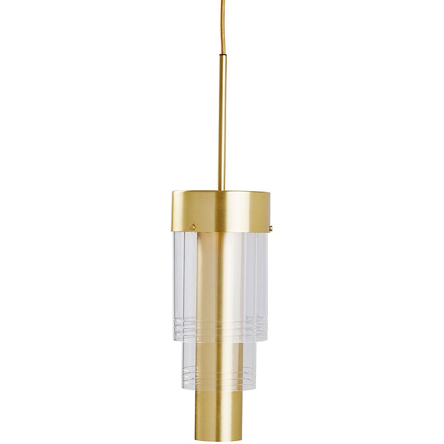 A-spire Pendant, Brass / Clear