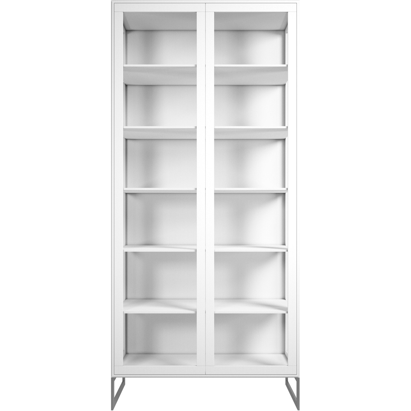 Line Display Cabinet 92x36x200 cm, White