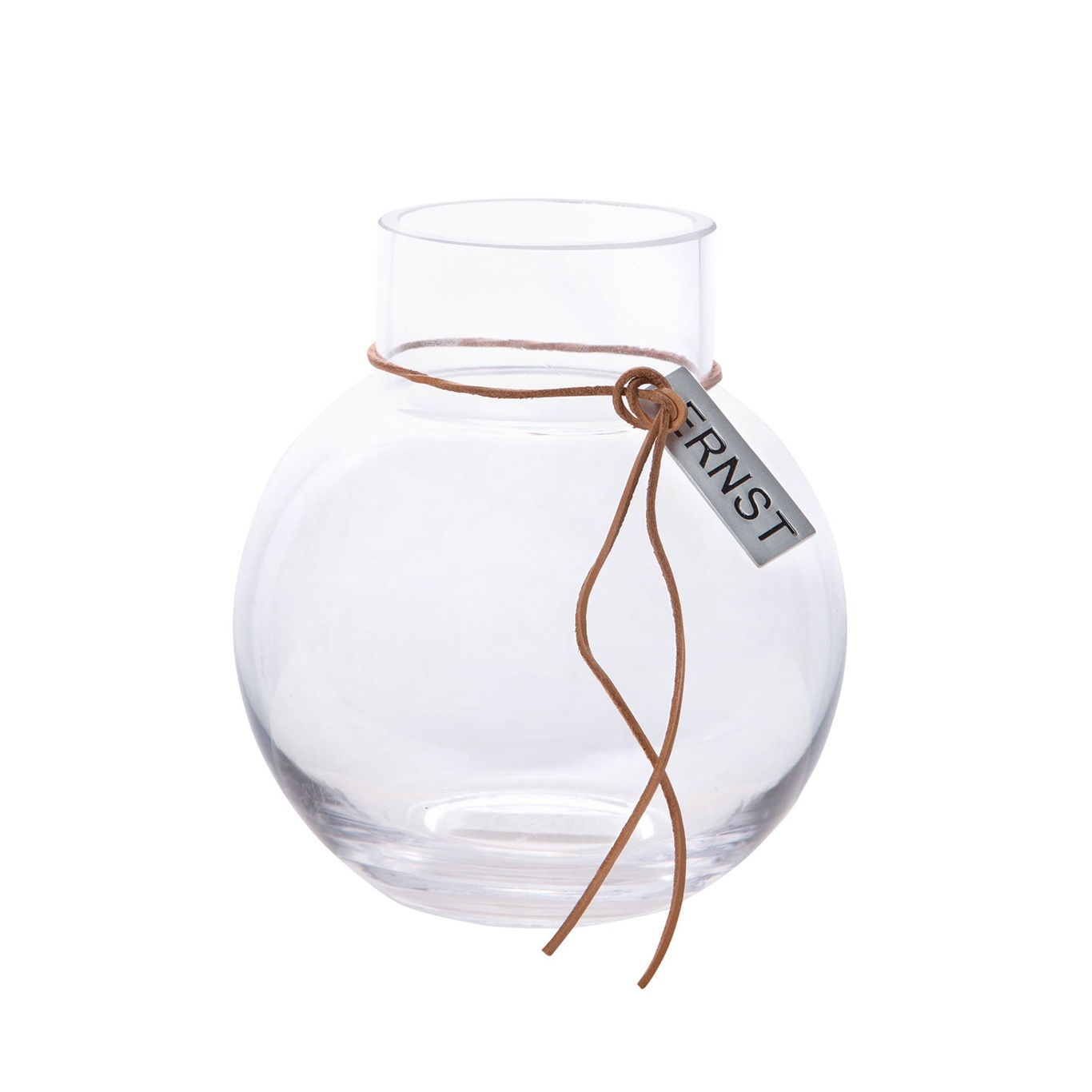 Glass Vase Clear, 13 cm