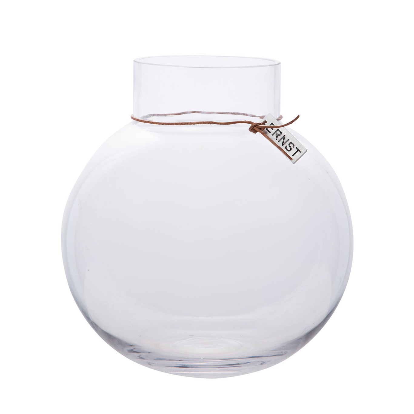 Glass Vase Clear, 9 cm