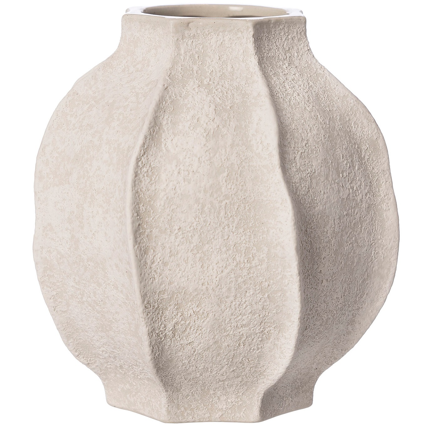 Vase 18 cm, Natural White