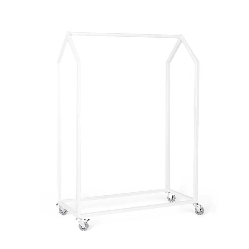 Clothing House Clothes Rack, White