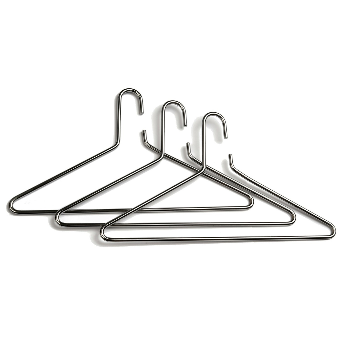Triangle Hanger 3-pack,  Chrome