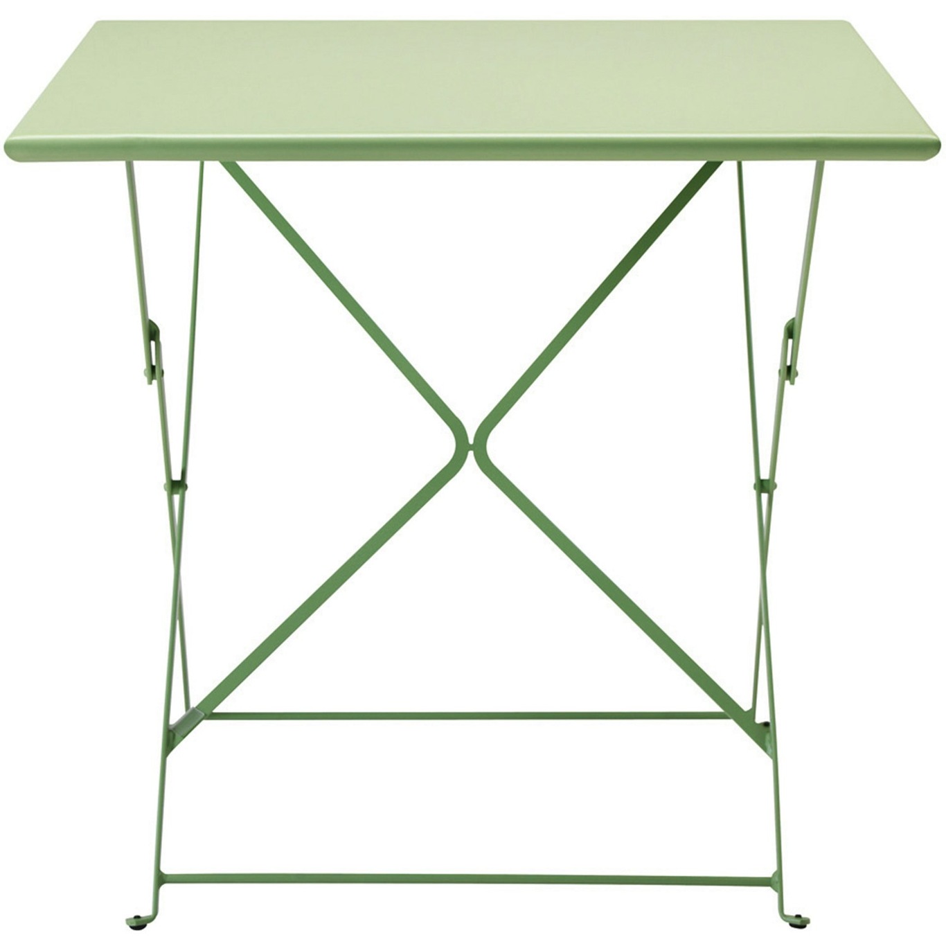 Flower Foldable Table 80x80 cm, Sage Green