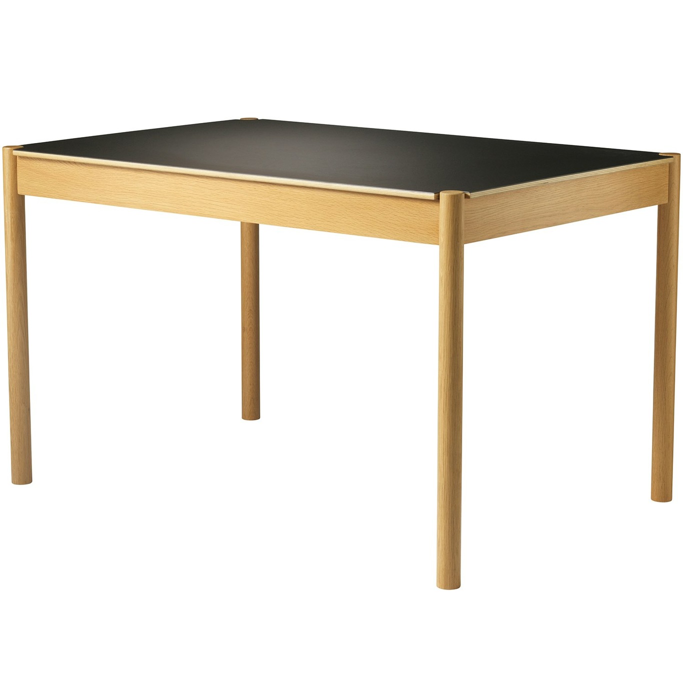 C44 Dining Table Oak / Linoleum, 80x120 cm