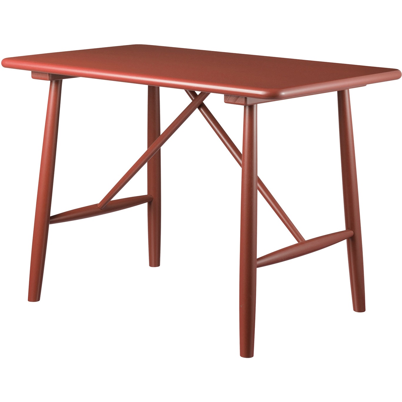 P10 Children'S Table, Beech / Red