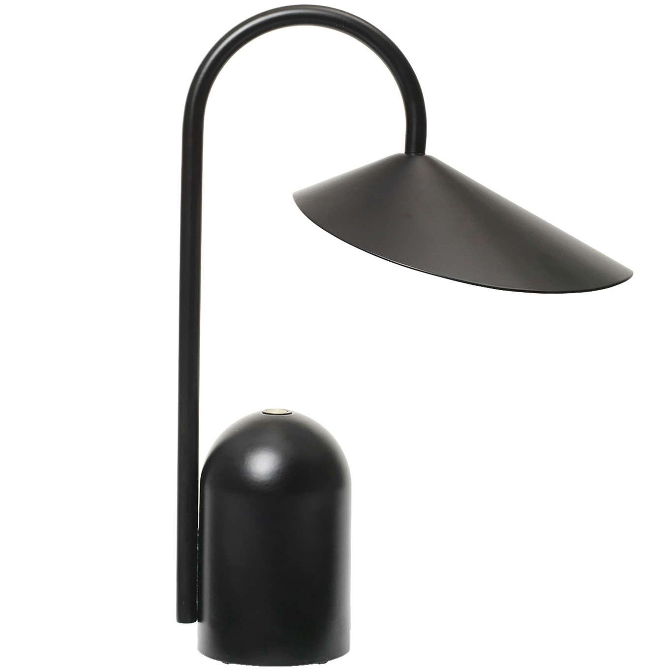 Arum Portable Table Lamp 30 cm, Black