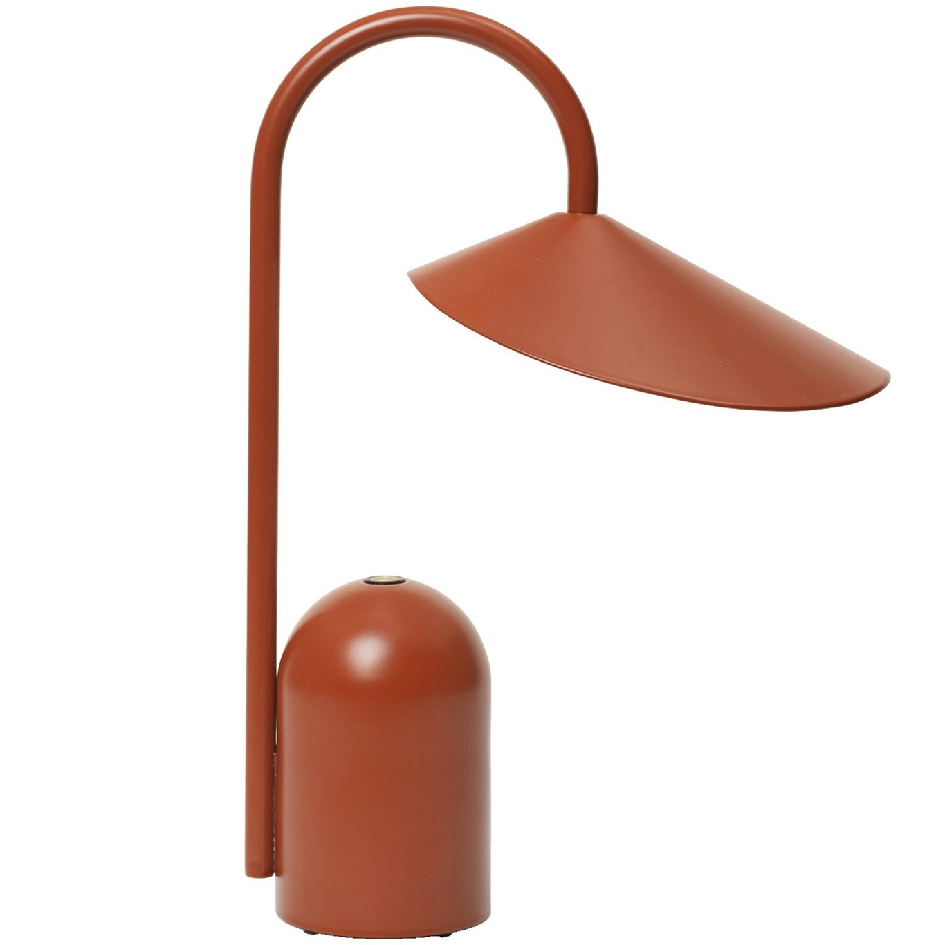Arum Portable Table Lamp 30 cm, Oxide Red