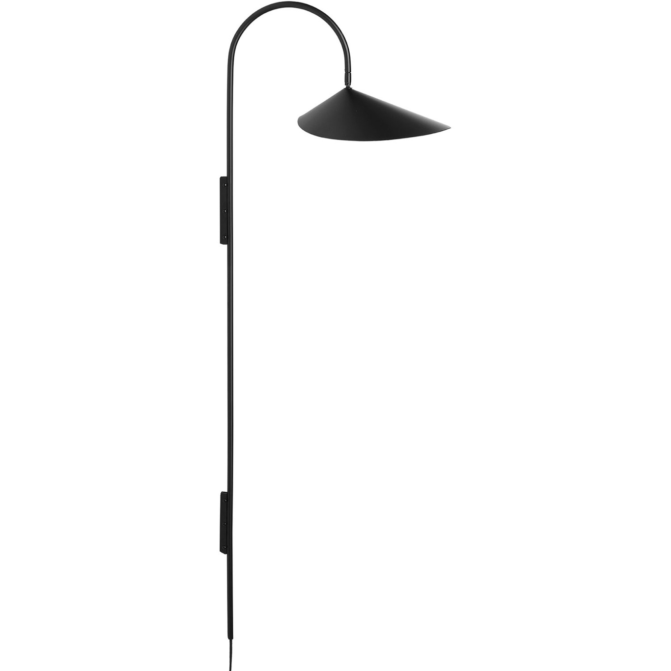 Arum Swivel Wall Lamp 127 cm, Black