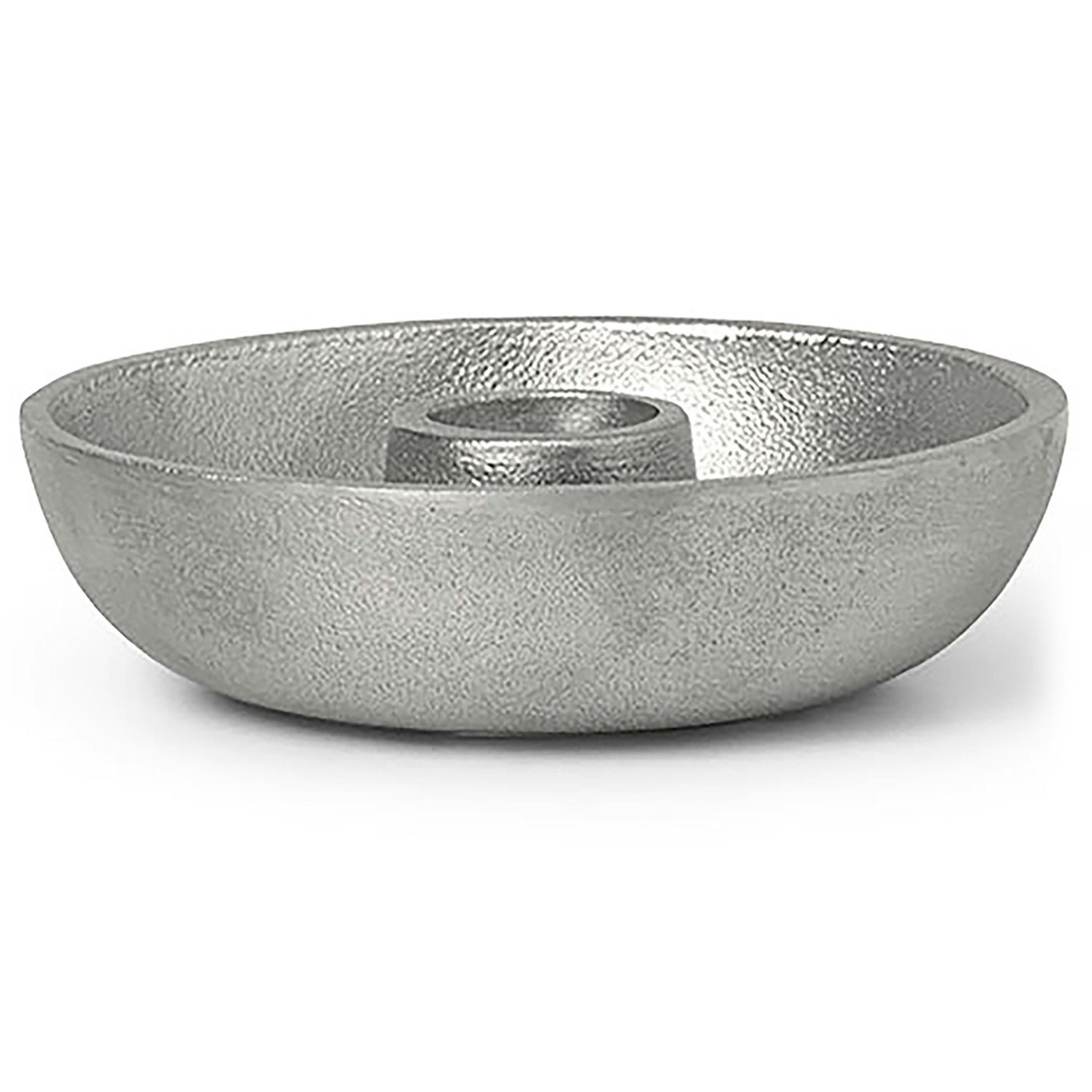 Bowl Single Candlestick Ø10 cm, Aluminium