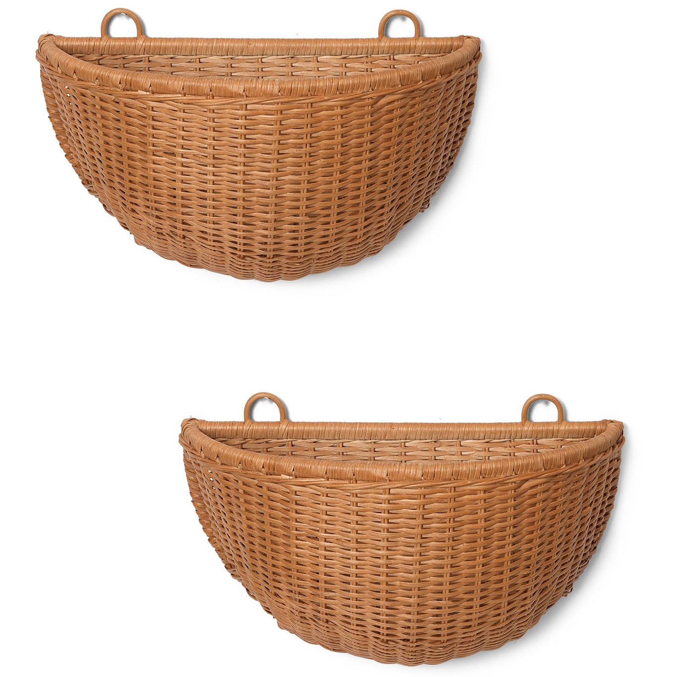 Braided Wall Baskets 2-pack