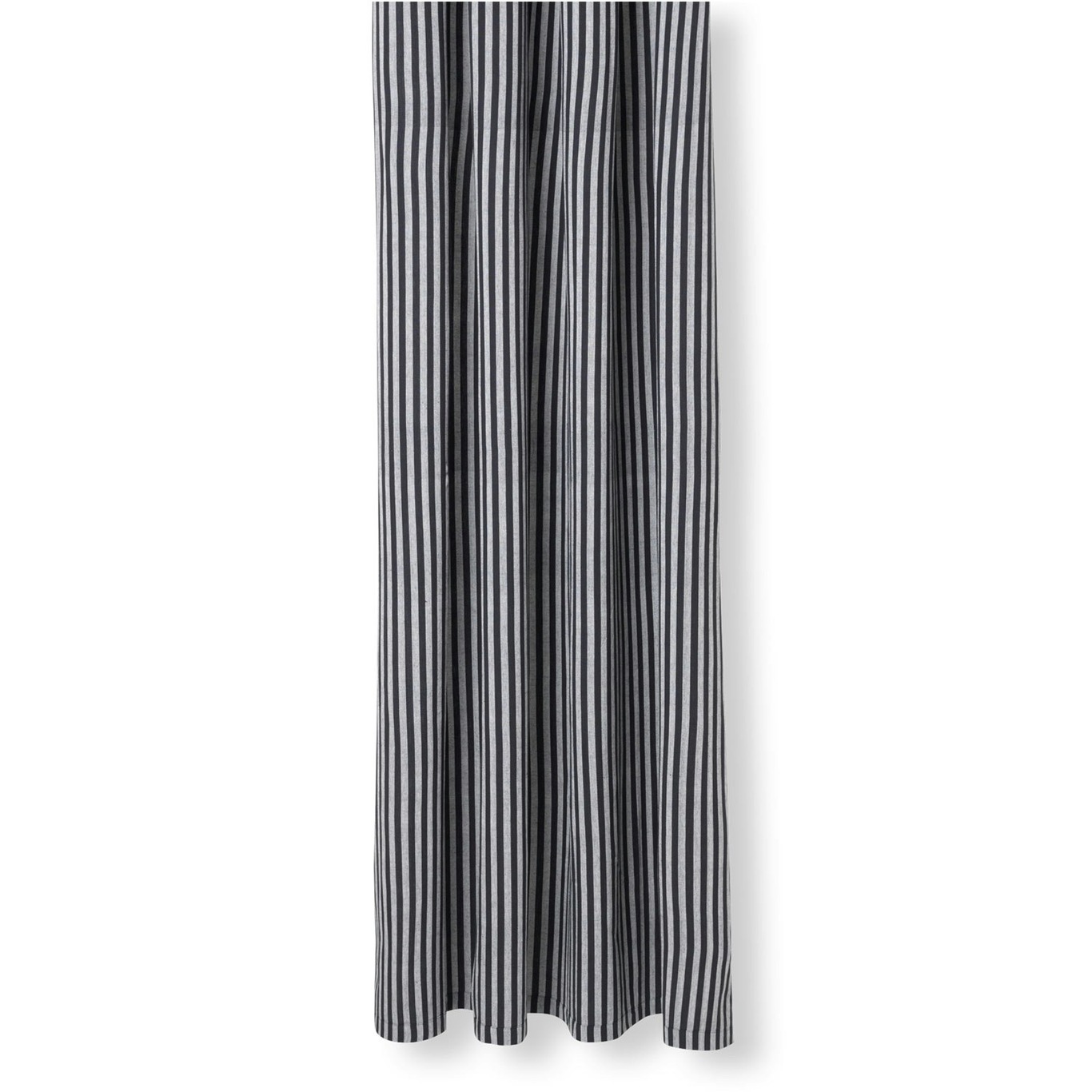 Chambray Shower Curtain 160x205 cm, Navy / Grey