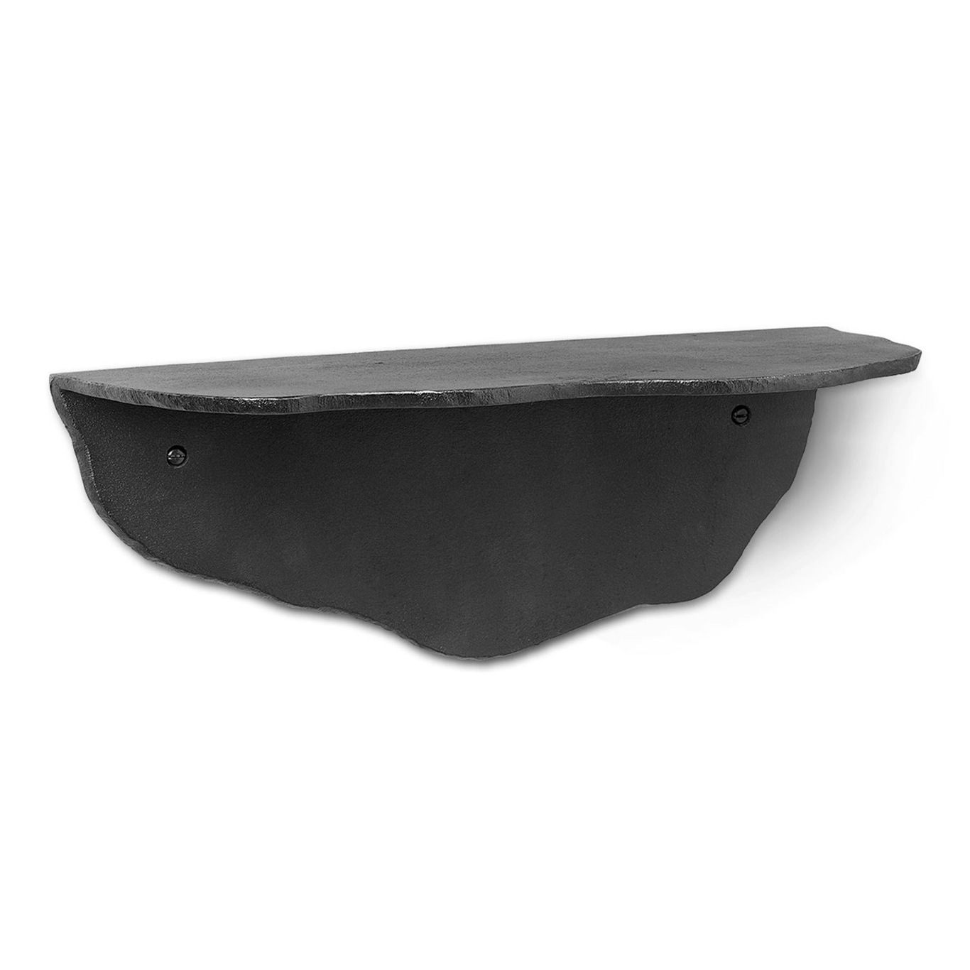 Fracture Shelf 40.7 x 15 cm, Blackened Aluminium