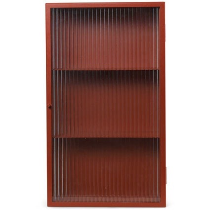 Haze Wall Cabinet, Oxide Red