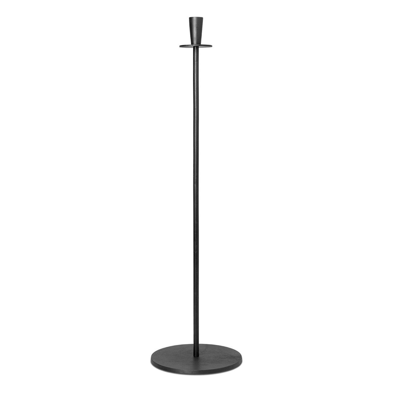 Hoy Candlestick Black Casted Tall
