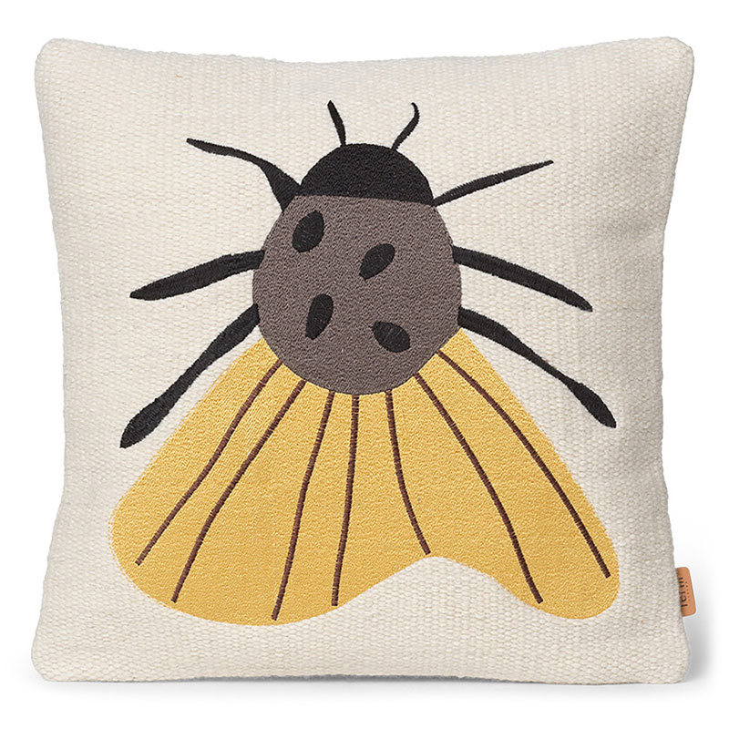 Forest Scatter Cushion Embroidered 40X40 cm, Moth
