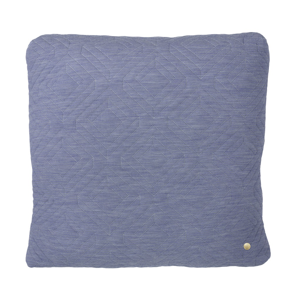 Quilt Cushion 45x45 cm, Light Blue