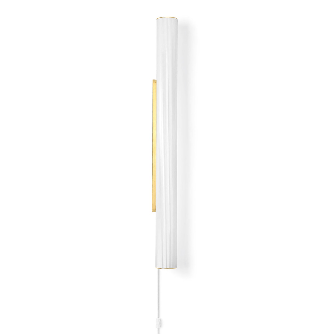 Vuelta Wall Lamp 100, White / Brass