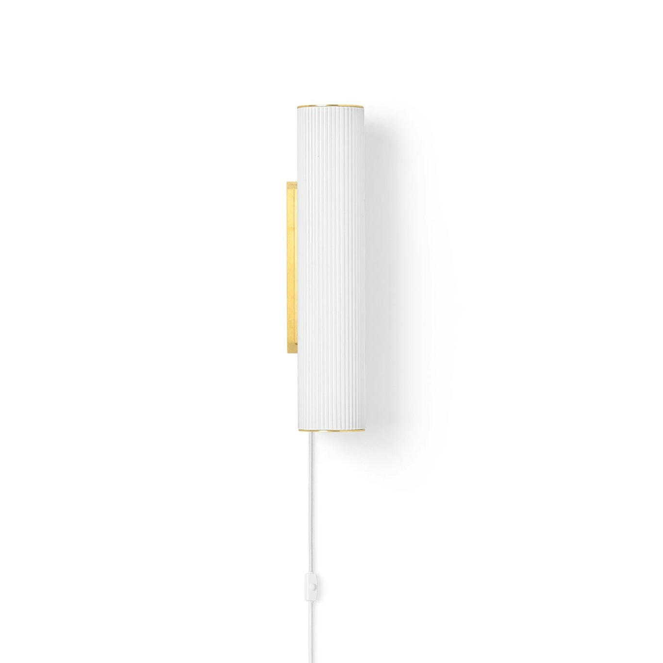 Vuelta Wall Lamp 40, White / Brass